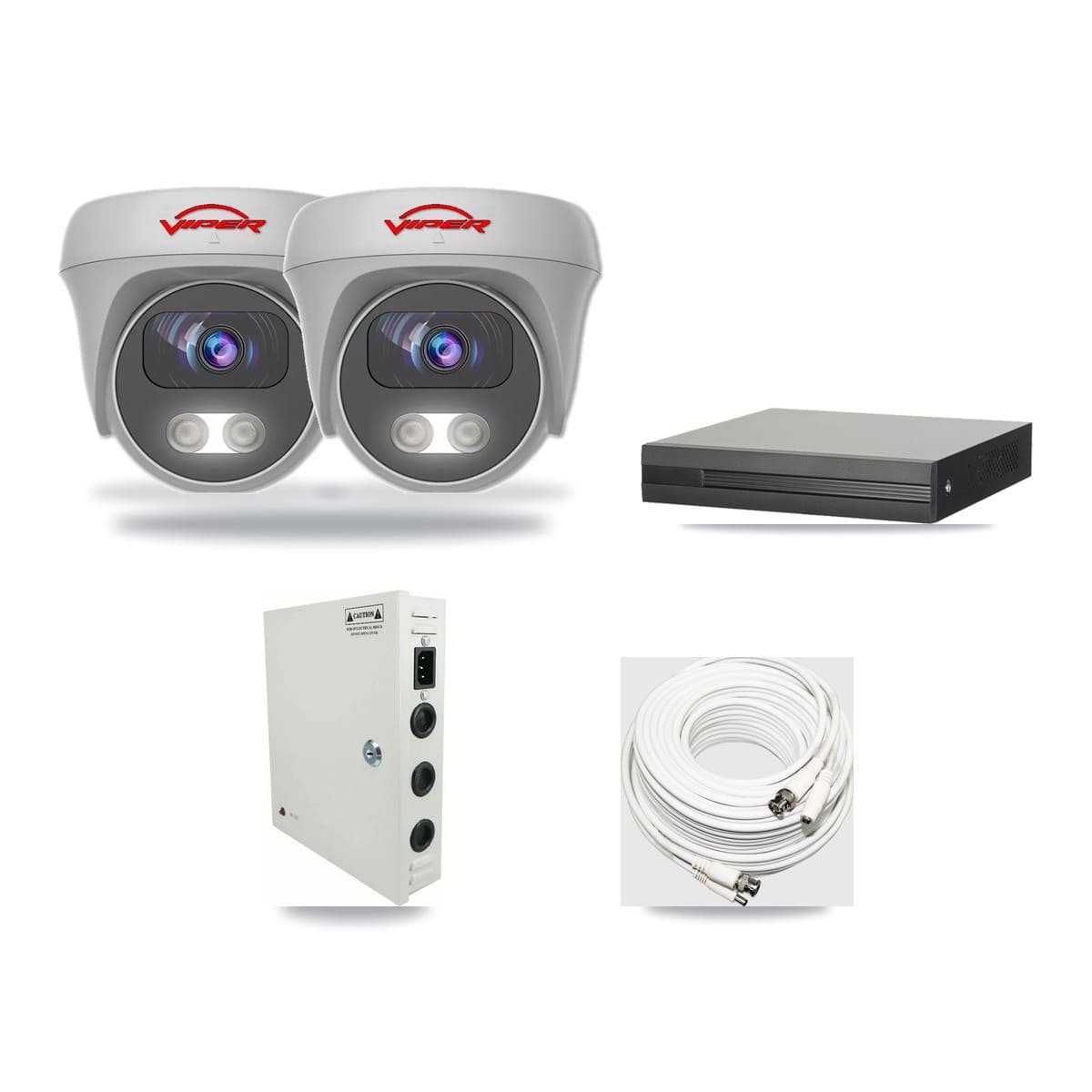 16-Channel 5MP CCTV Kit — 2 Viper Cameras + 3TB Recording - Image 1