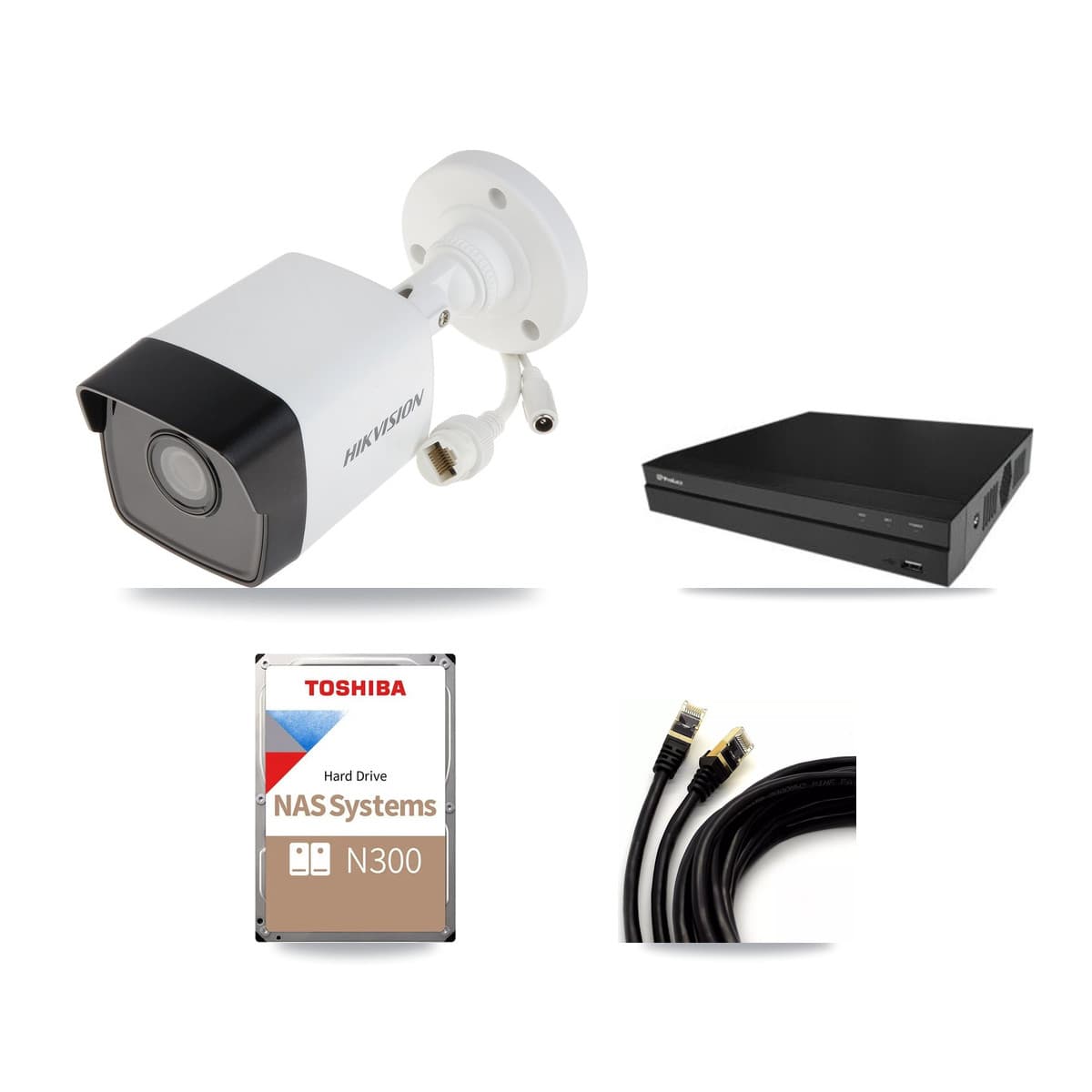 Hikvision & Prolux 16-Channel 5MP CCTV Kit — 13 Bullet Cameras + 18TB Recording