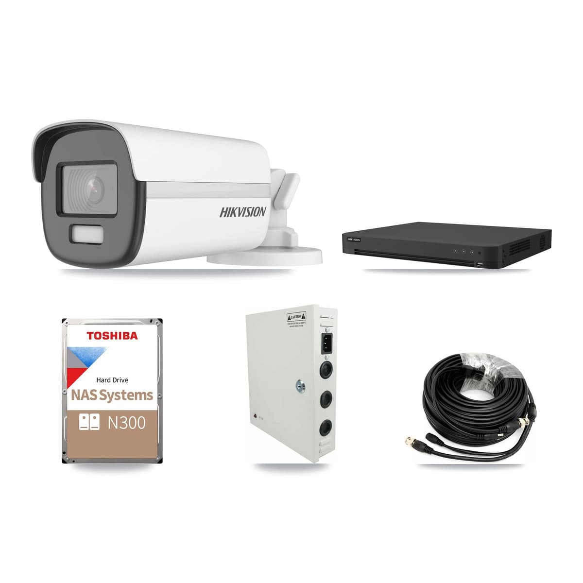 Hikvision 16-Channel 4K CCTV Kit — 10 Bullet Cameras + 18TB Recording - Image 1