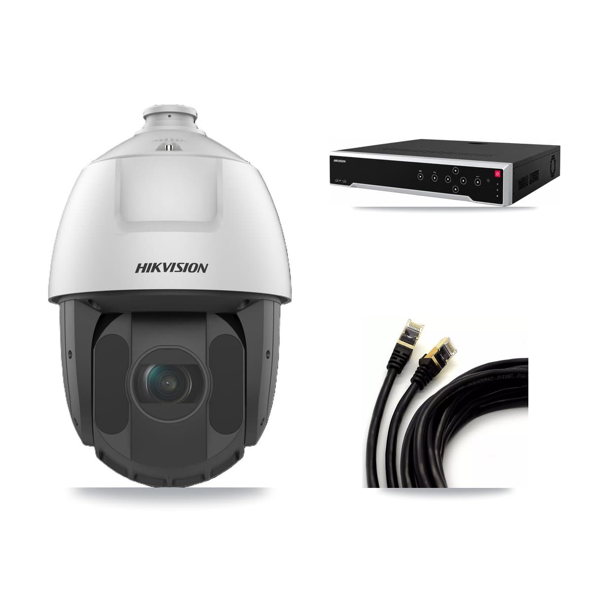 Hikvision 32-Channel 2MP CCTV Kit — 4 DS-2DE5232IW PTZ Cameras + 3TB Recording - Image 1