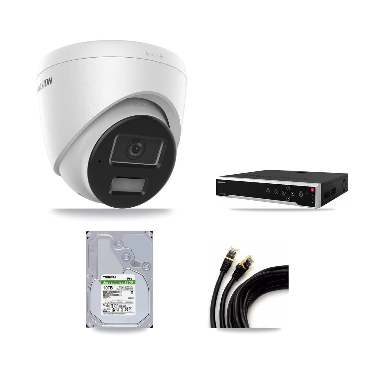 Hikvision 32-Channel 4MP CCTV Kit — 21 Turret Cameras + 3× 10TB Recording - Image 1