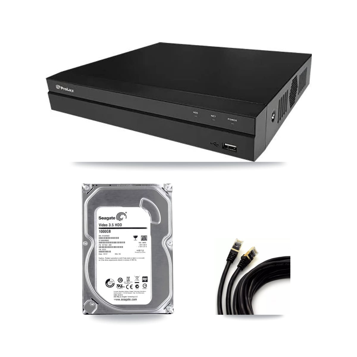 Prolux 8-Channel 5MP CCTV Kit — 1 Dome Camera + 1TB Recording - Image 1
