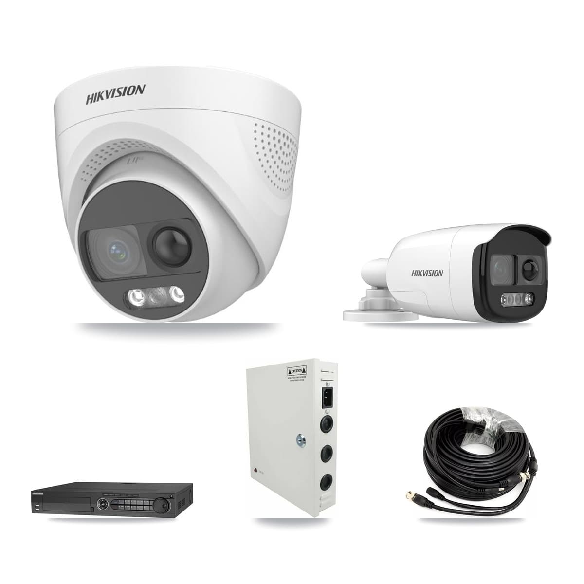 Hikvision 32-Channel 5MP CCTV Kit — 1 DS-2CE12KF3T Bullet + 26 DS-2CE72KF3T Turret Cameras + 4× 8TB Recording - Image 1