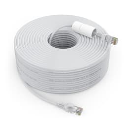 Cat6 Ethernet Network Cable 40m White RJ45 LAN Patch Lead