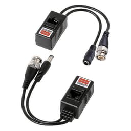 Passive Video Balun Transceiver Pair CCTV BNC to UTP Cat5e Cat6