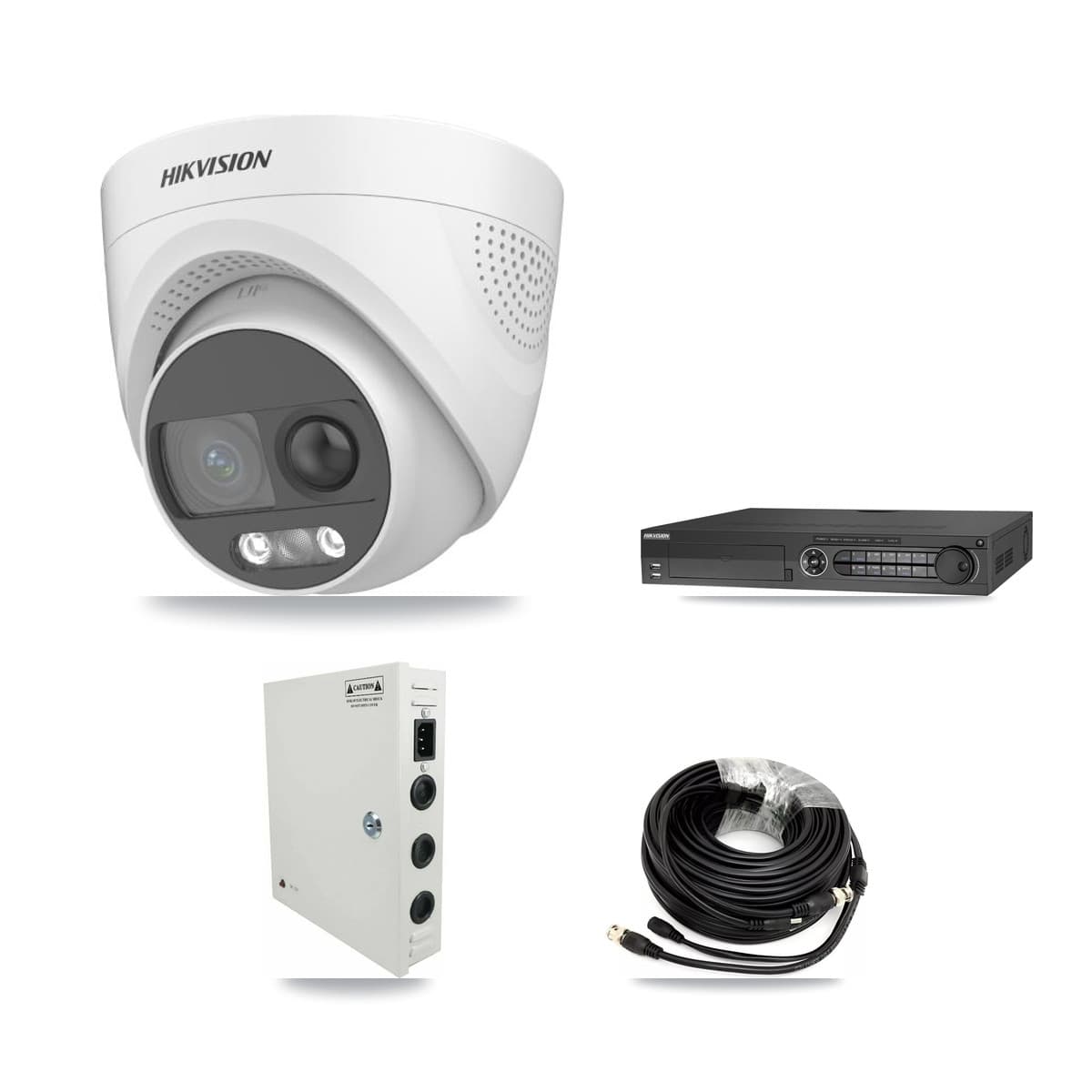 Hikvision 32-Channel 5MP CCTV Kit — 25 DS-2CE72KF3T Turret Cameras + 3× 8TB Recording - Image 1