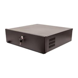 Lockable CCTV DVR Security Lock Box Metal Black 180×180mm