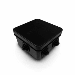 IPBOX 110×110×52 Black Weatherproof Junction Box