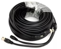 RG59 CCTV Cable 15m BNC Video with DC Power Shotgun Lead for Camera to DVR