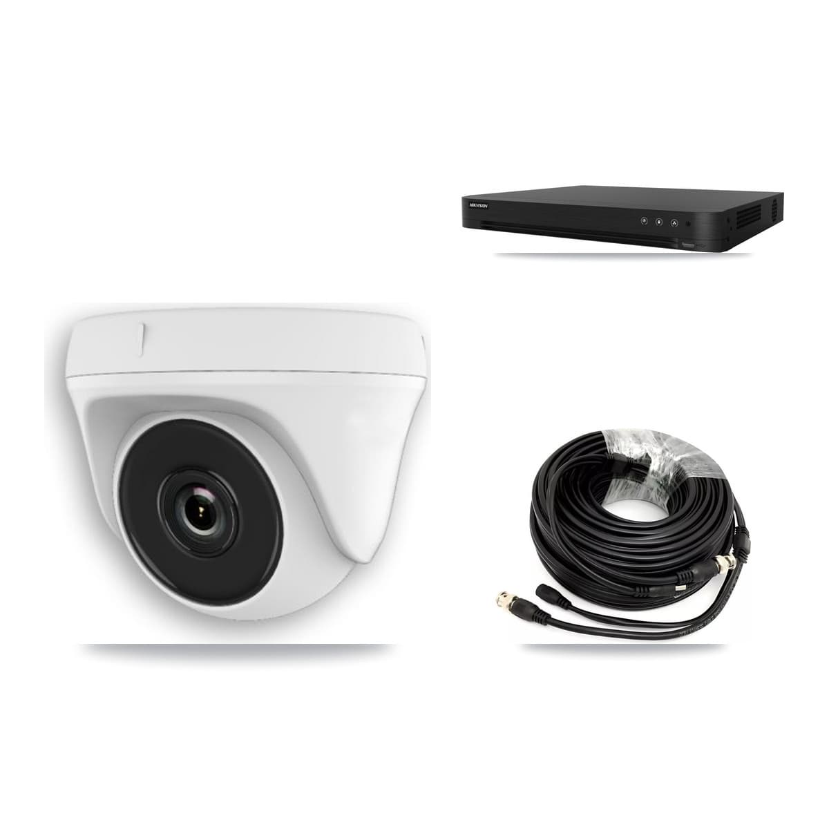 Hikvision 16-Channel 2MP CCTV Kit — 7 Dome Cameras + 8TB Recording - Image 1