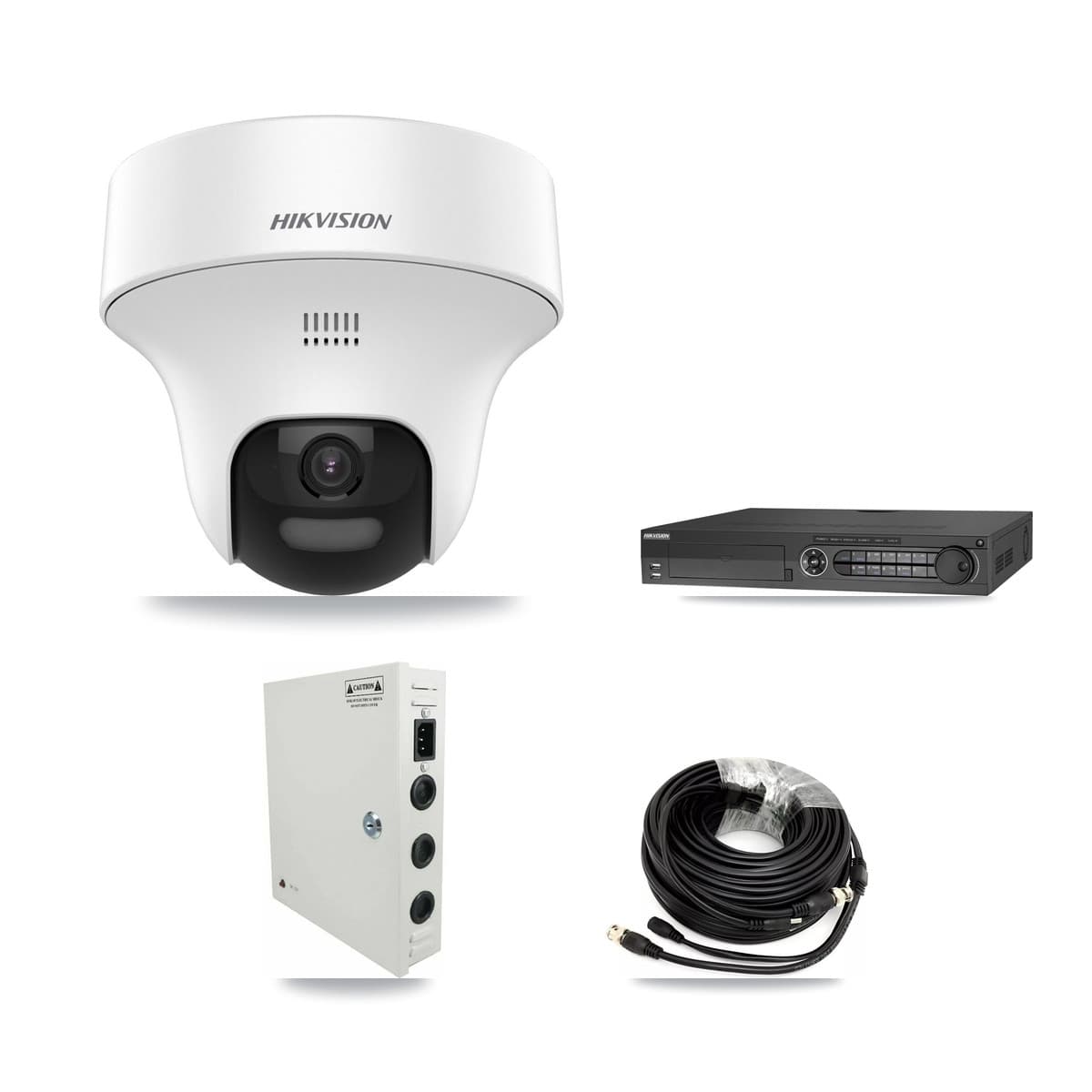 Hikvision 32-Channel 5MP CCTV Kit — 32 DS-2CE70K0T Turret Cameras + 3× 8TB Recording