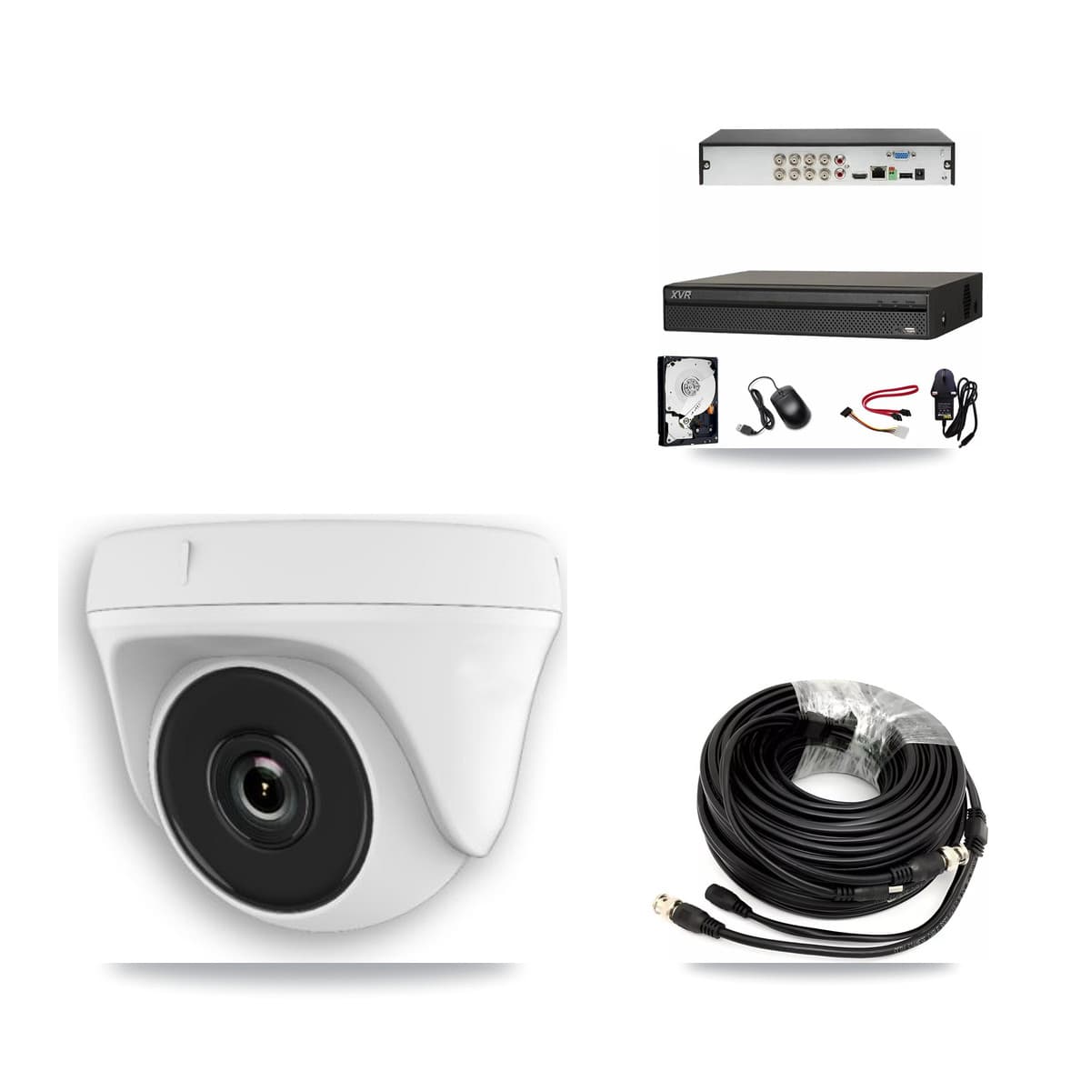Dahua 8-Channel 2MP CCTV Kit — 8 Dome Cameras + 8TB Recording