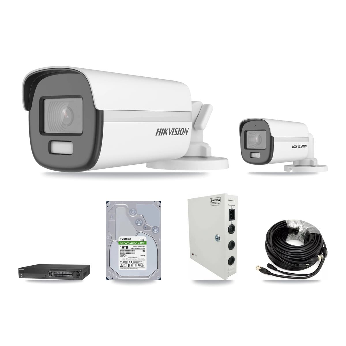 Hikvision 32-Channel 5MP – 4K CCTV Kit — 1 5MP + 14 4K Bullet Cameras + 4× 10TB Recording - Image 1