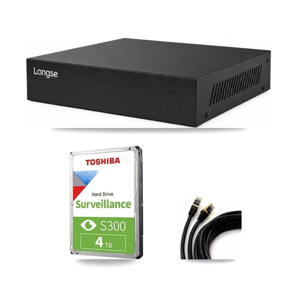 Longse 8-Channel 5MP CCTV Kit — 6 Dome Cameras + 4TB Recording - Image 1