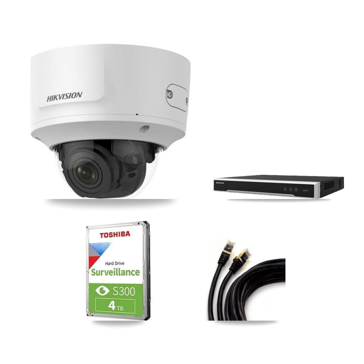 Hikvision 16-Channel 2MP CCTV Kit — 5 Dome Cameras + 4TB Recording - Image 1