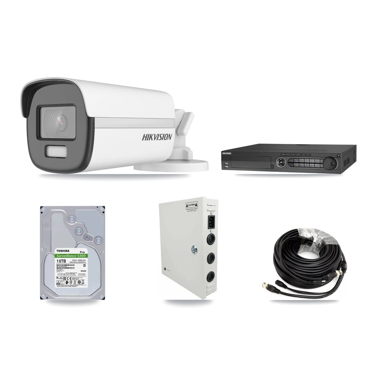 Hikvision 32-Channel 4K CCTV Kit — 15 DS-2CE12UF3T Bullet Cameras + 4× 10TB Recording - Image 1