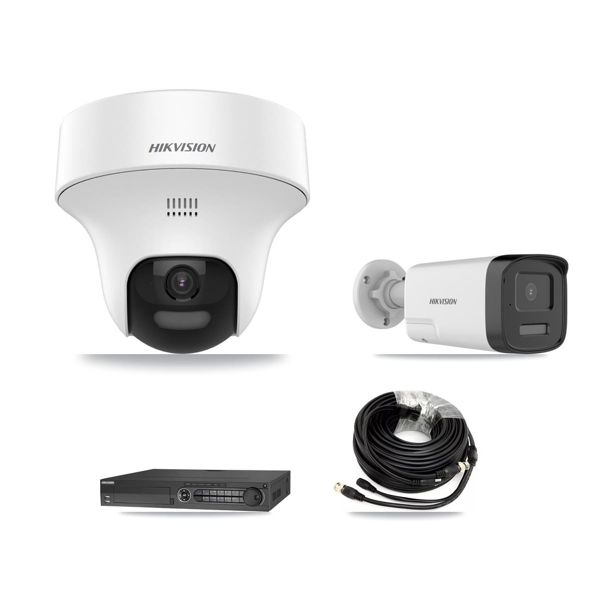 Hikvision 32-Channel 5MP CCTV Kit — 1 DS-2CE17K0T Bullet + 5 DS-2CE70K0T Turret Cameras + 8TB Recording - Image 1