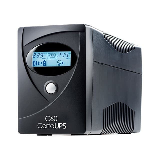 CertaUPS C60-800 480W 800VA Uninterruptible Power Supply (UPS) - Battery Backup & Surge Protector