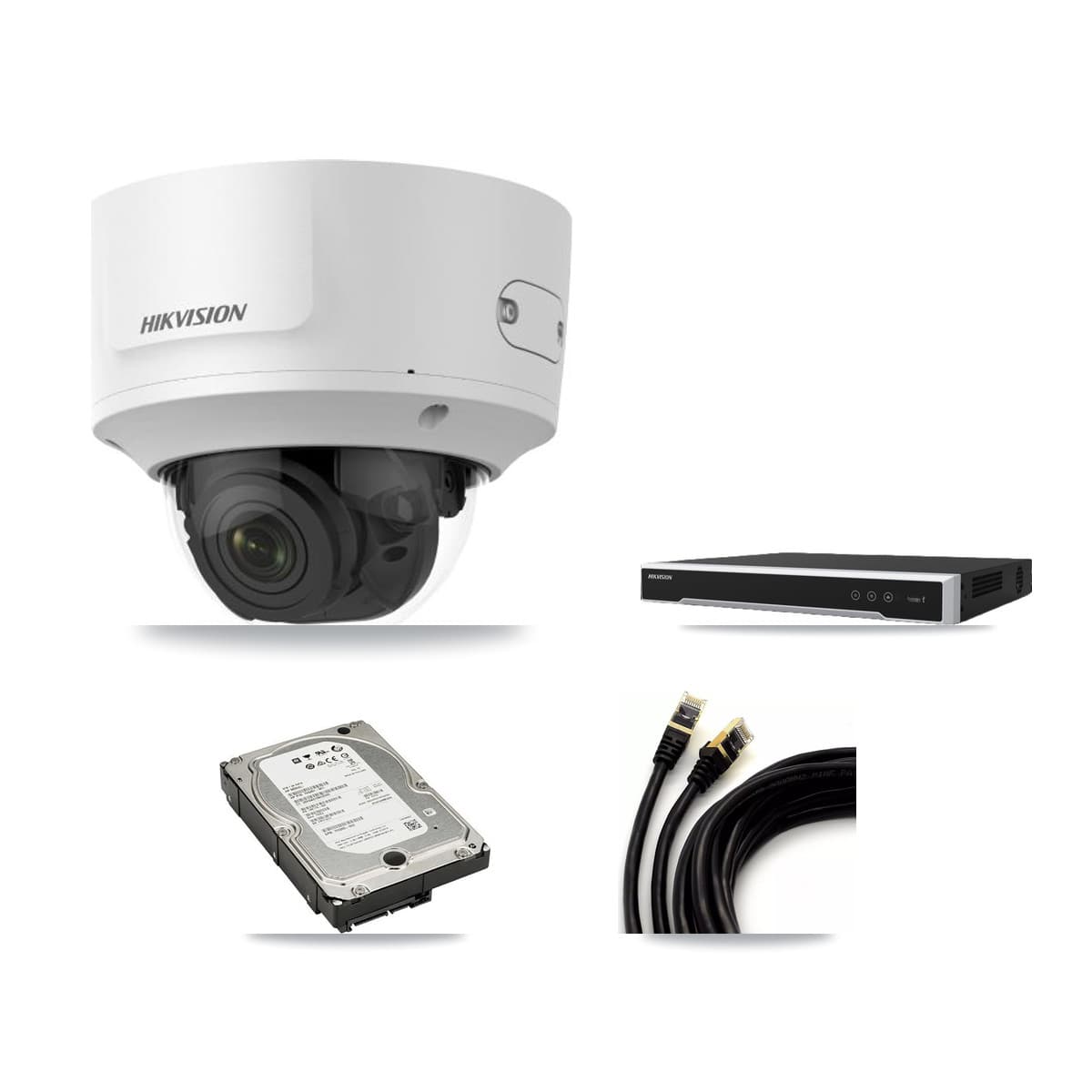 Hikvision 16-Channel 2MP CCTV Kit — 8 Dome Cameras + 5TB Recording - Image 1