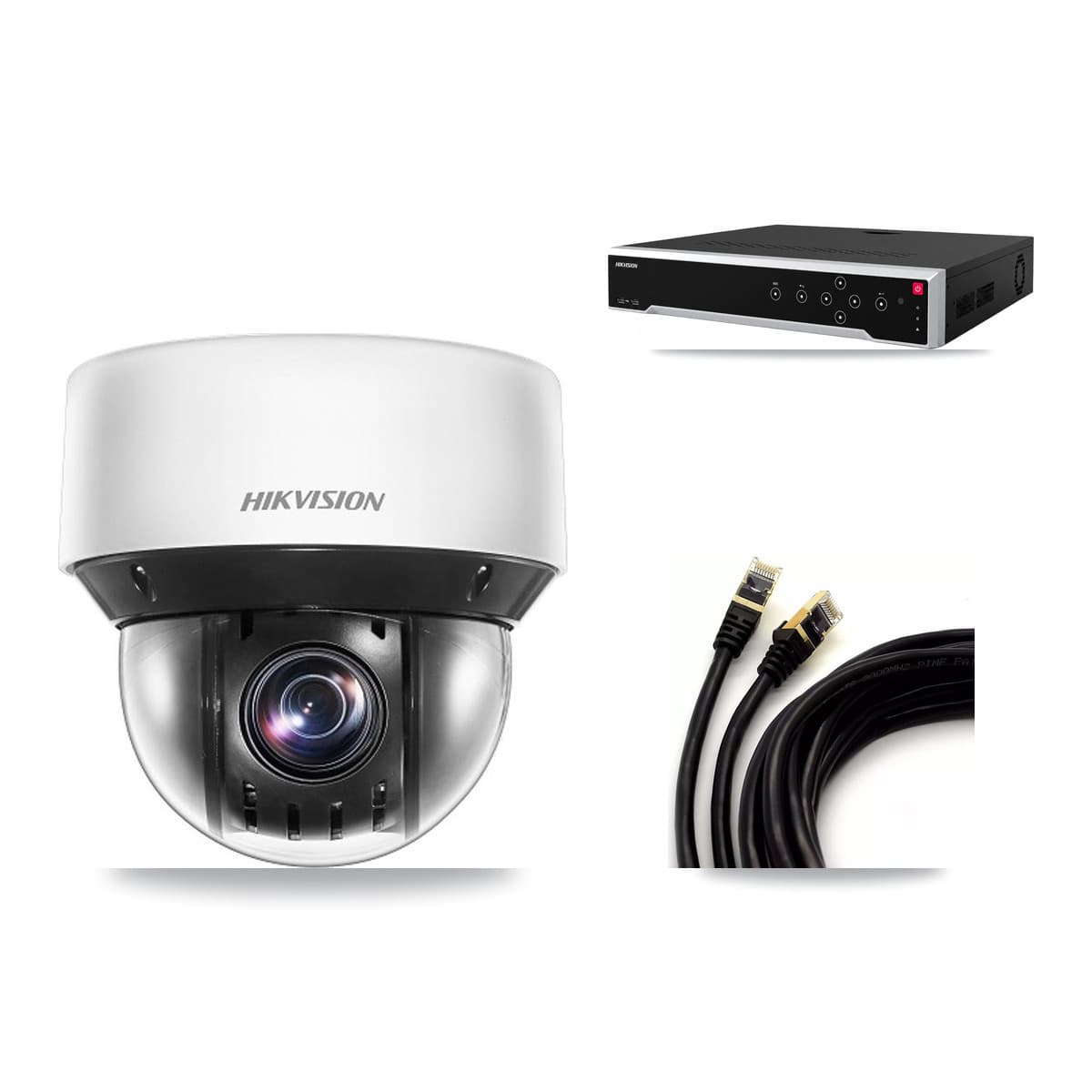 Hikvision 32-Channel 4MP CCTV Kit — 6 DS-2DE4A425IW PTZ Cameras + 8TB Recording - Image 1