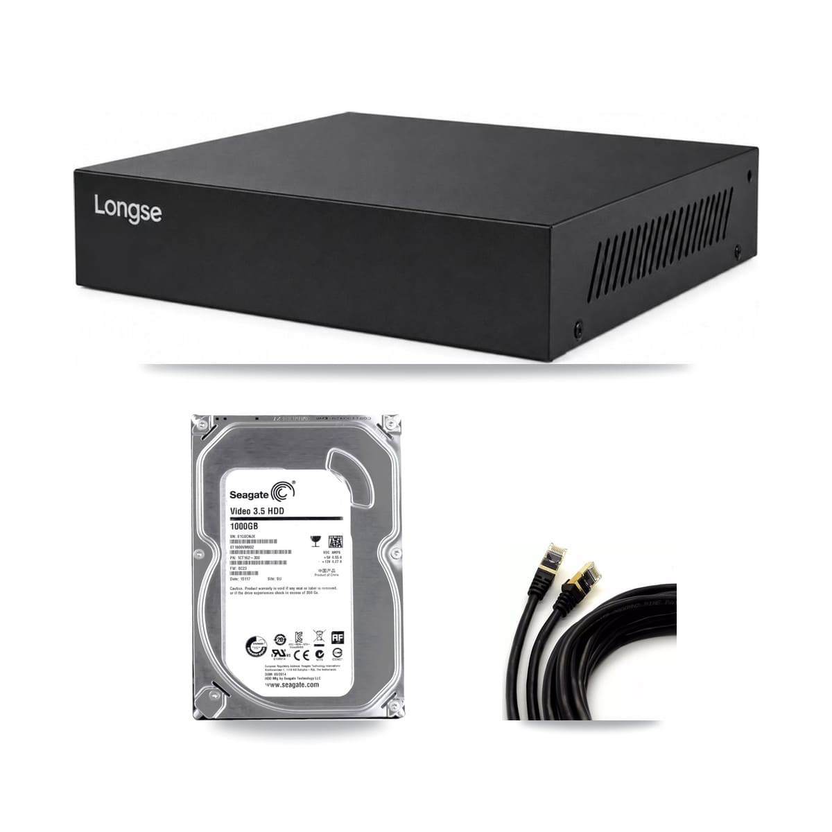 Longse 8-Channel 5MP CCTV Kit — 1 Dome Camera + 1TB Recording - Image 1