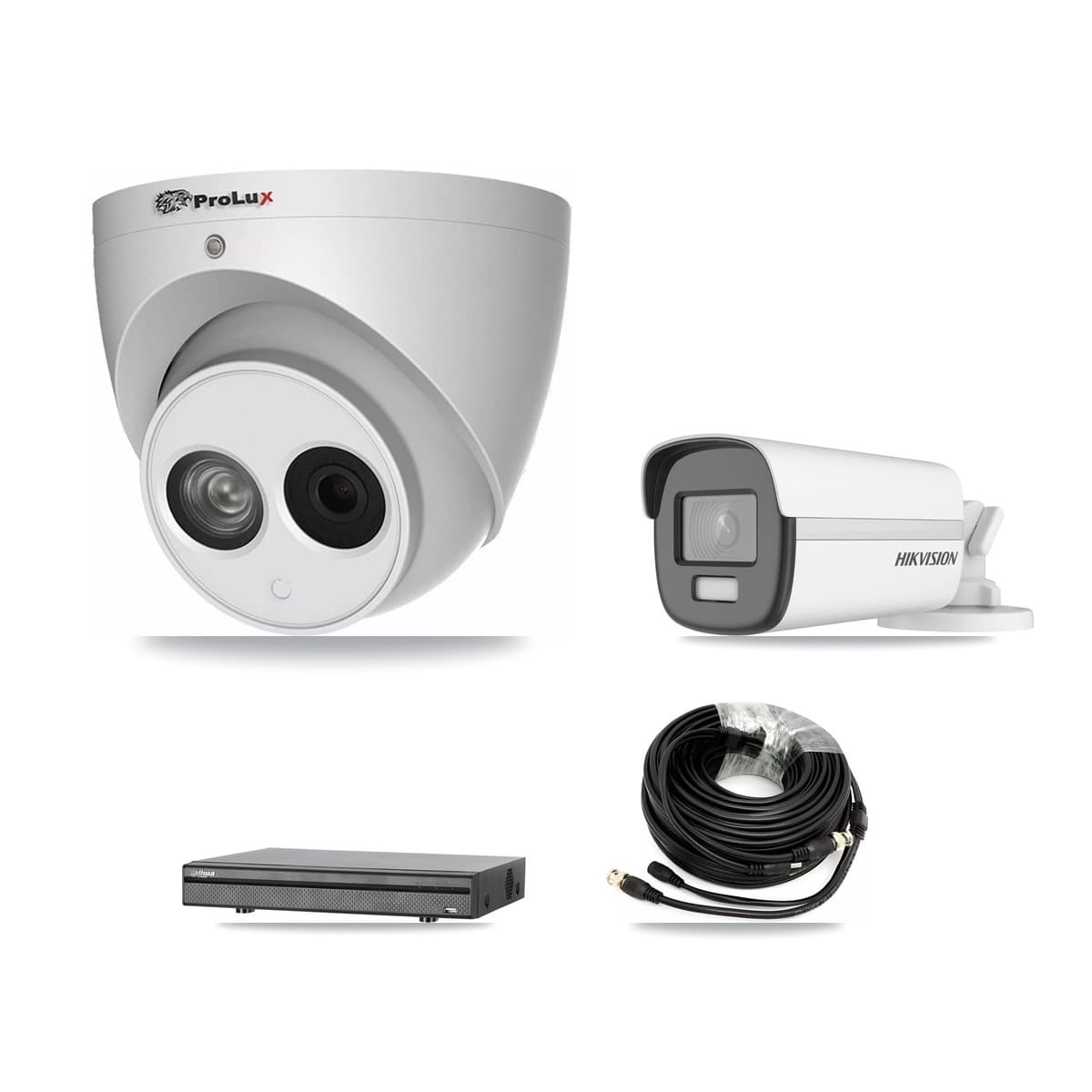 8-Channel 4MP – 4K CCTV Kit — 1 4K Bullet + 4 4MP Turret Cameras + 8TB Recording (DH-XVR5108H Recorder) - Image 1
