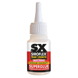 Siroflex SX Mighty Strength Superglue, A Medium Viscosity Ethyl Cyanoacrylate