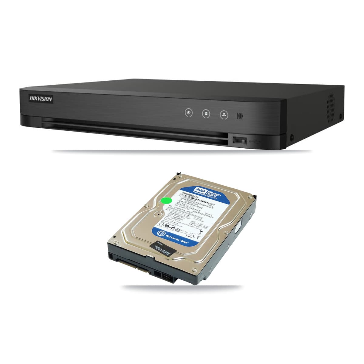 Hikvision IDS-7204HQHI 4-Channel DVR + 500GB Recording