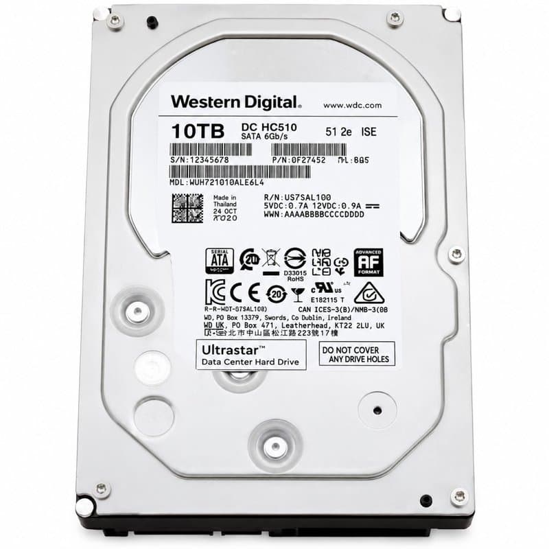 HP 10TB Enterprise Hard Drive 3.5" SATA 7200RPM Server HDD