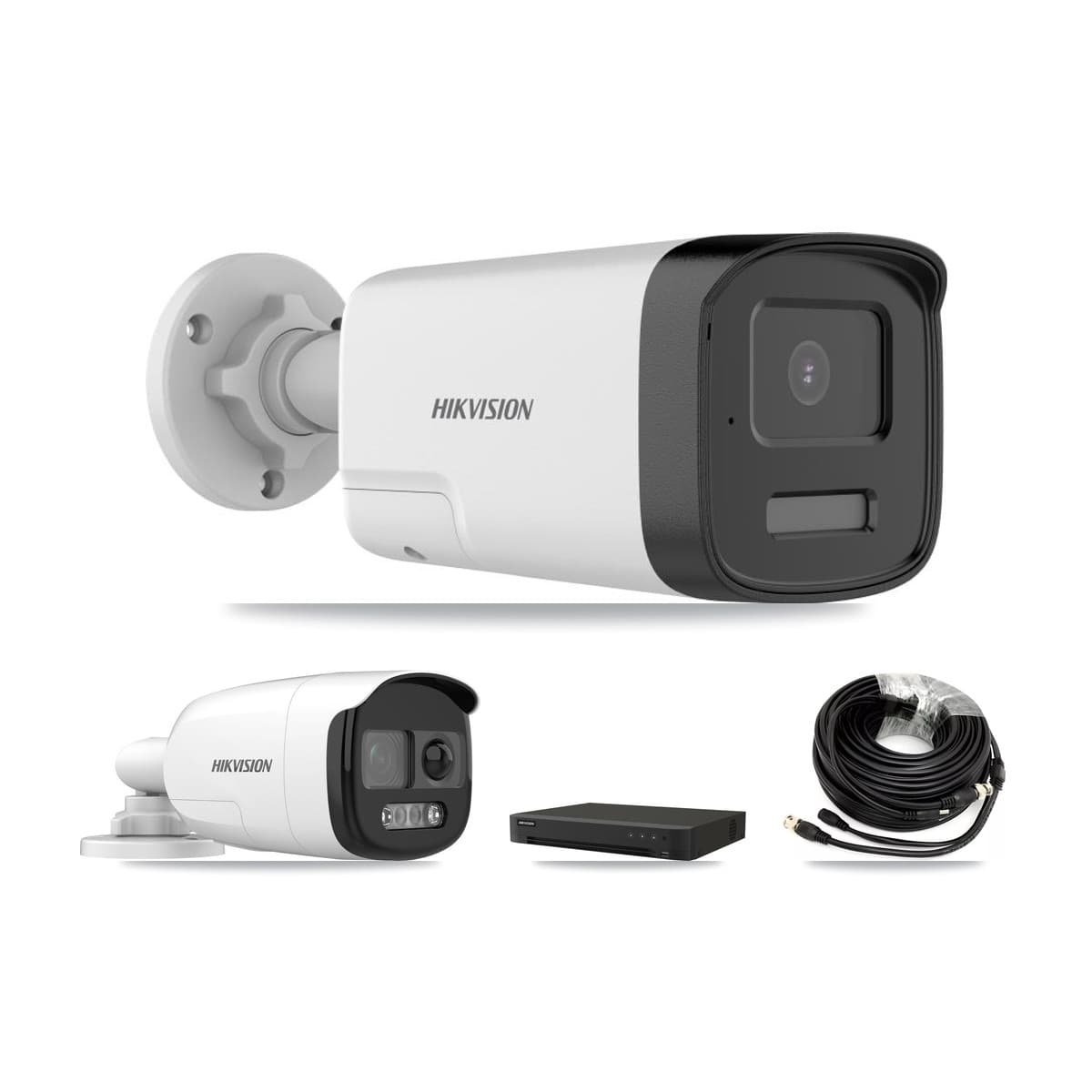 Hikvision 16-Channel 5MP CCTV Kit — 2 DS-2CE12KF3T + 4 DS-2CE17K0T Bullet Cameras + 8TB Recording (IDS-7216HQHI Recorder) - Image 1
