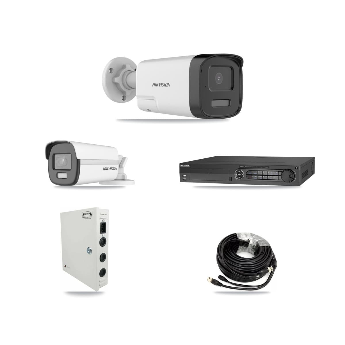 Hikvision 32-Channel 5MP – 4K CCTV Kit — 1 4K + 11 5MP Bullet Cameras + 2× 8TB Recording