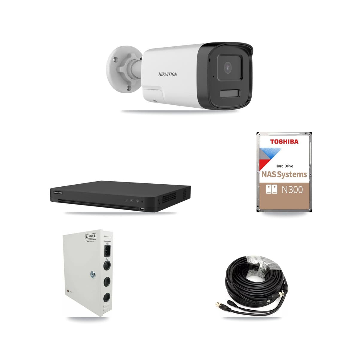Hikvision 16-Channel 5MP CCTV Kit — 14 Bullet Cameras + 18TB Recording