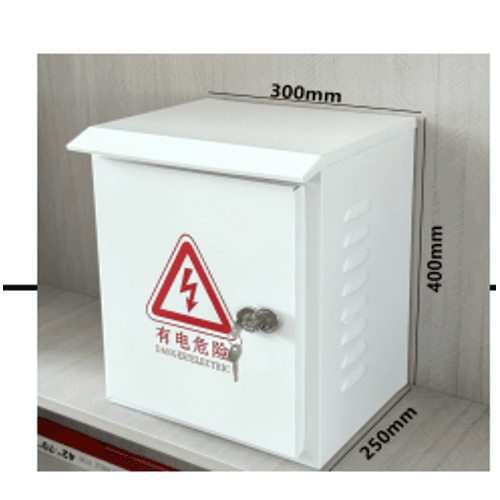 Metal CCTV Junction Box 300×400×160mm White Enclosure