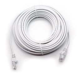 Cat6 Ethernet Cable - High-Speed RJ45 Network Patch Lead 2m White