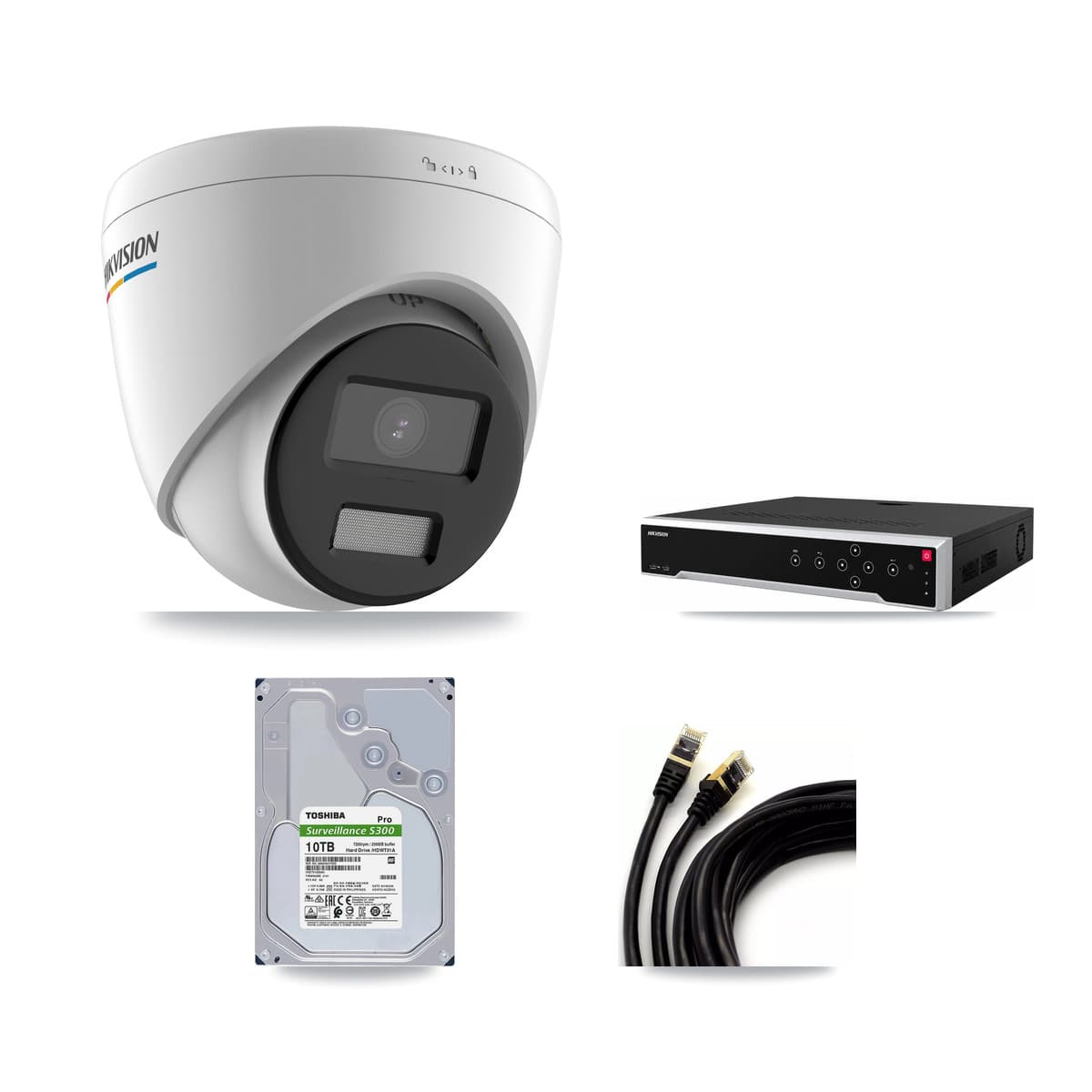 Hikvision 32-Channel 2MP CCTV Kit — 14 Turret Cameras + 10TB Recording - Image 1
