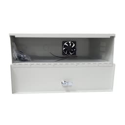 Lockable CCTV DVR Security Lock Box Metal Beige 15×15 Inch