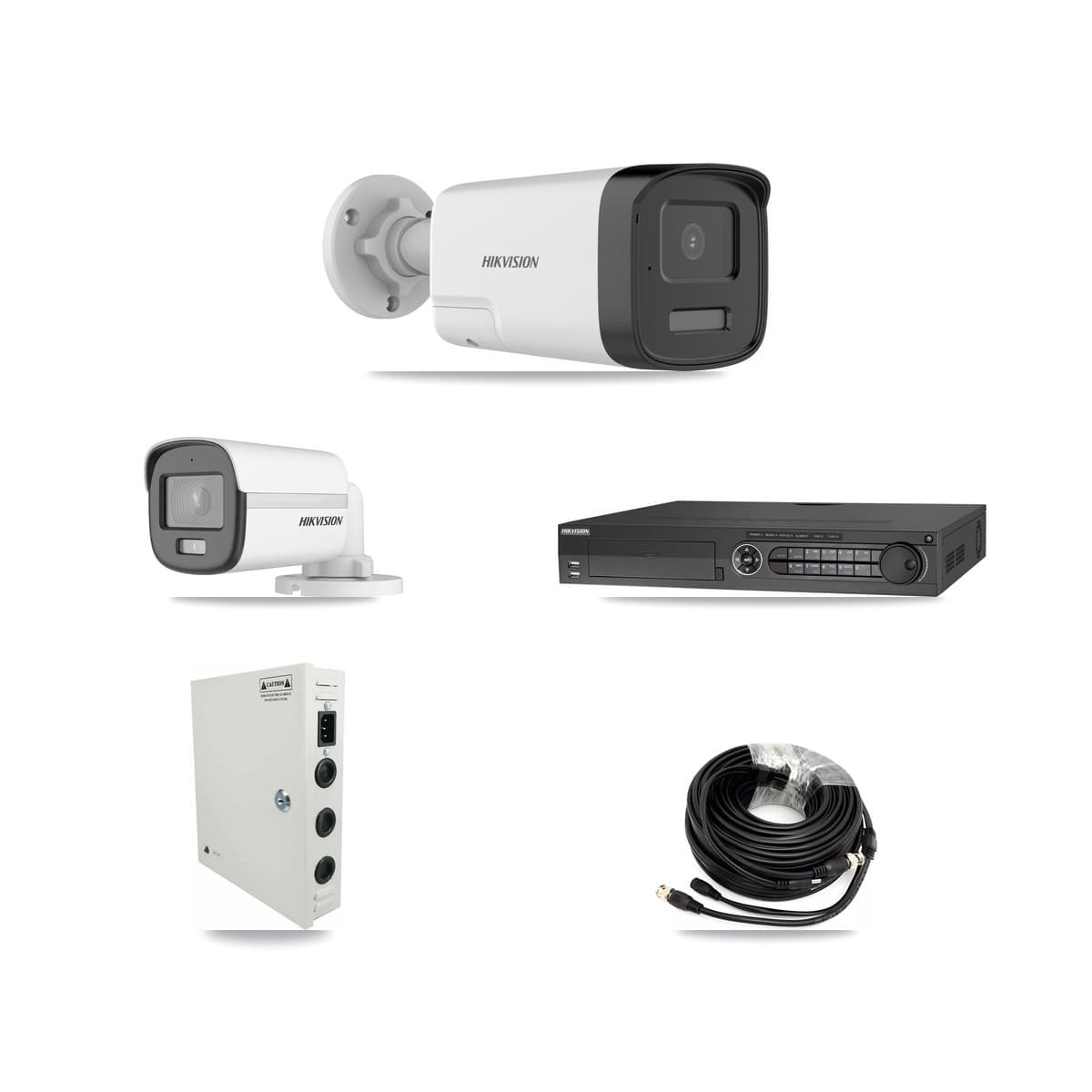 Hikvision 32-Channel 5MP CCTV Kit — 1 DS-2CE12KF0T + 26 DS-2CE17K0T Bullet Cameras + 4× 8TB Recording - Image 1