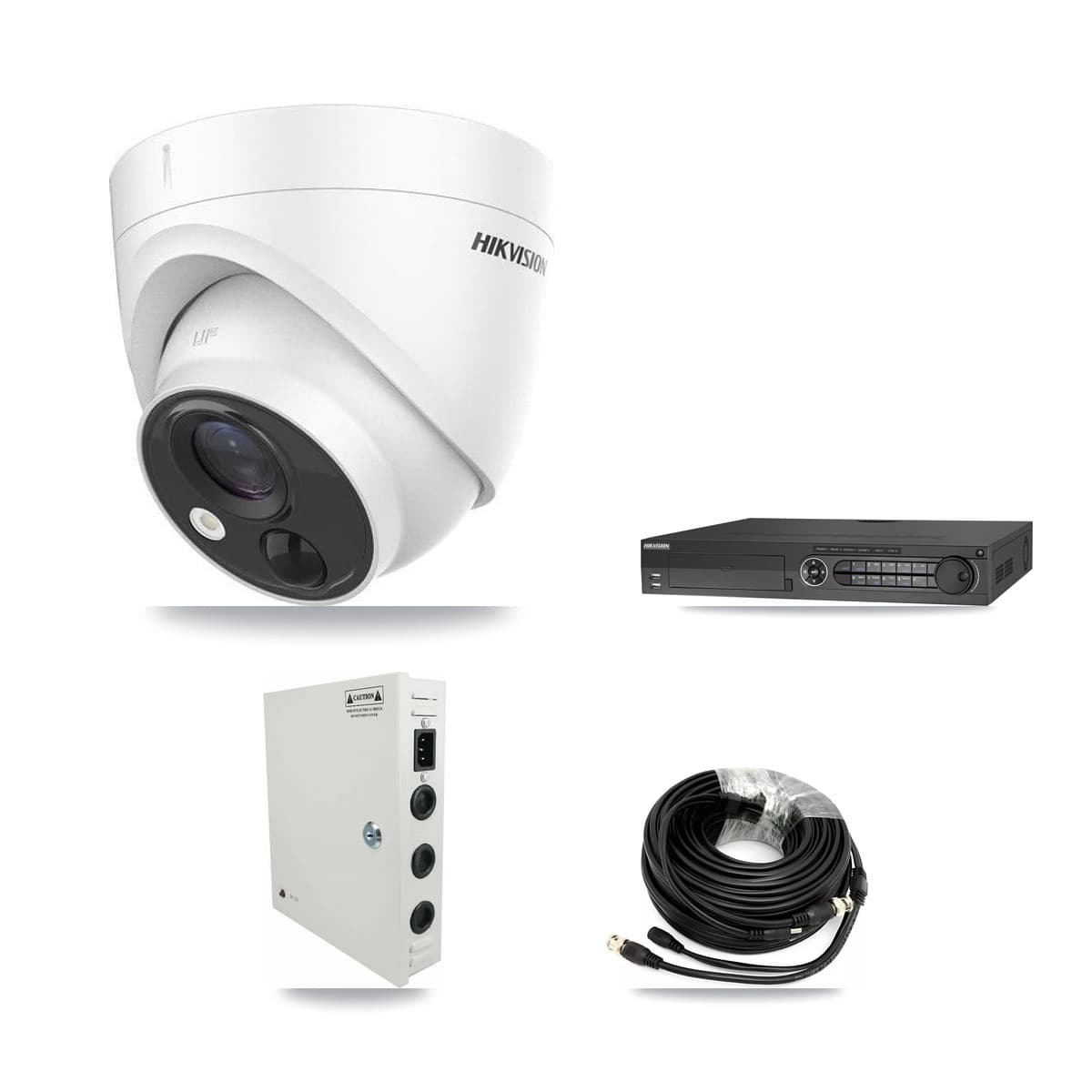 Hikvision 32-Channel 5MP CCTV Kit — 19 DS-2CE71H0T Turret Cameras + 3× 8TB Recording - Image 1