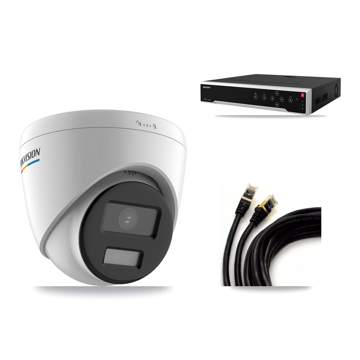 Hikvision 32-Channel 2MP CCTV Kit — 12 Turret Cameras + 8TB Recording - Image 1