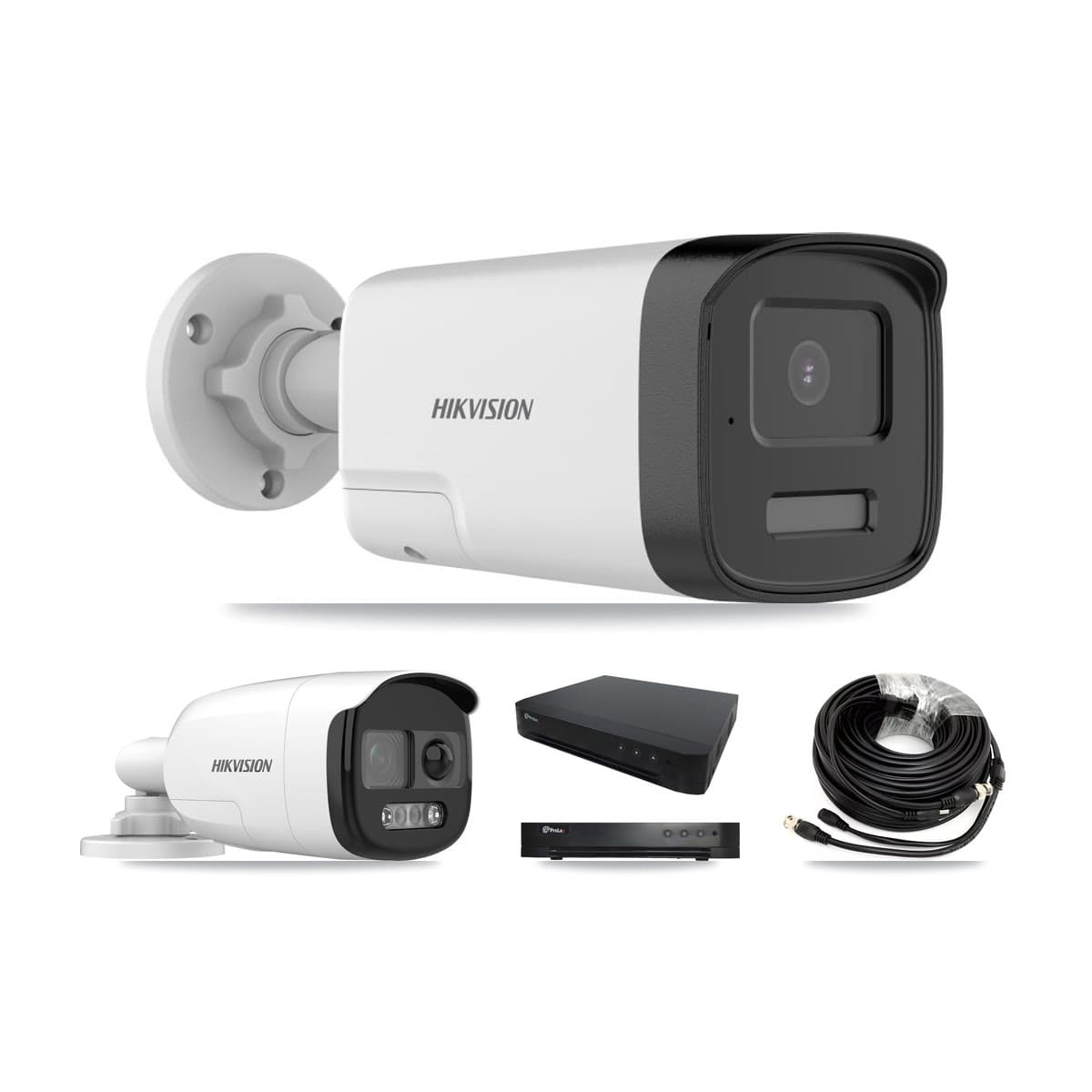 Hikvision & Prolux 16-Channel 5MP CCTV Kit — 1 DS-2CE12KF3T + 5 DS-2CE17K0T Bullet Cameras + 8TB Recording - Image 1