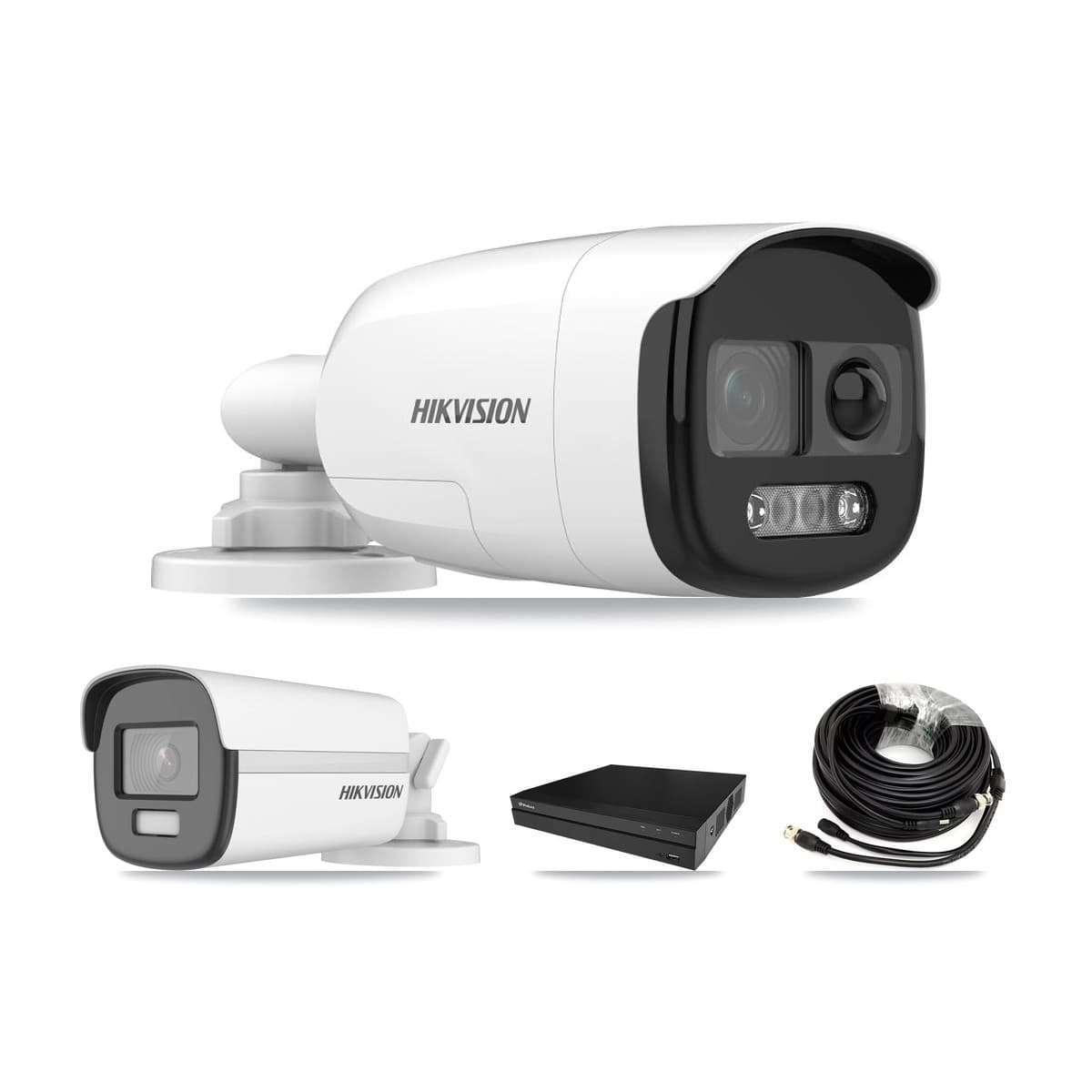 Hikvision & Prolux 8-Channel 5MP – 4K CCTV Kit — 4 5MP + 1 4K Bullet Cameras + 8TB Recording (PXD-5208AN Recorder)