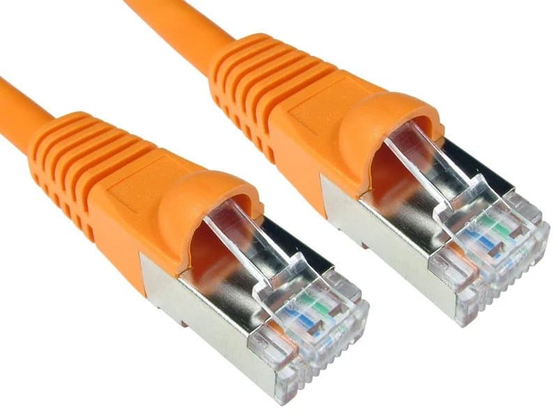 RJ45-NETWORK-CABLE-CAT6a-S/FTP-3M-ORANGE - Image 1