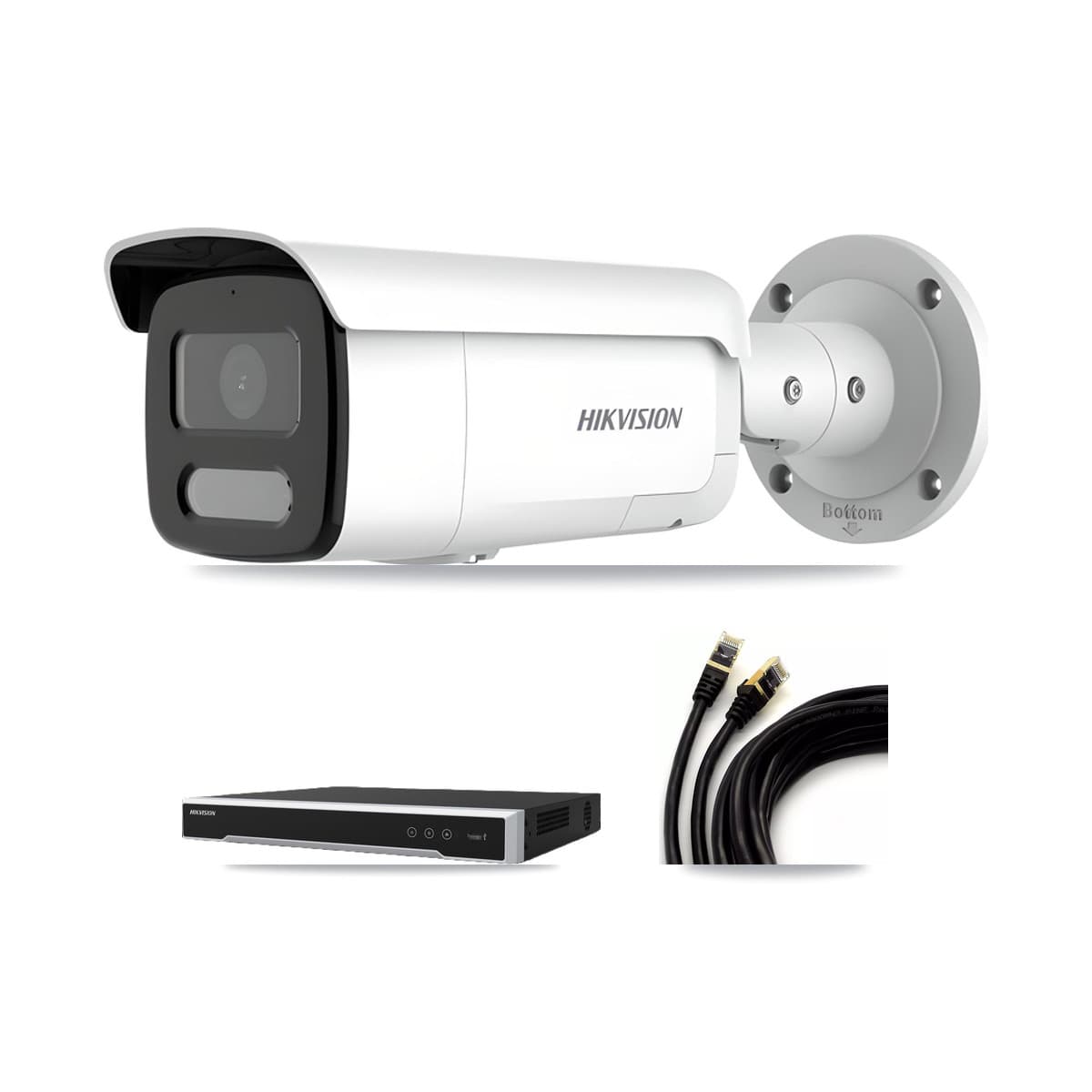 Hikvision 16-Channel 4MP CCTV Kit — 2 Bullet Cameras + 3TB Recording - Image 1