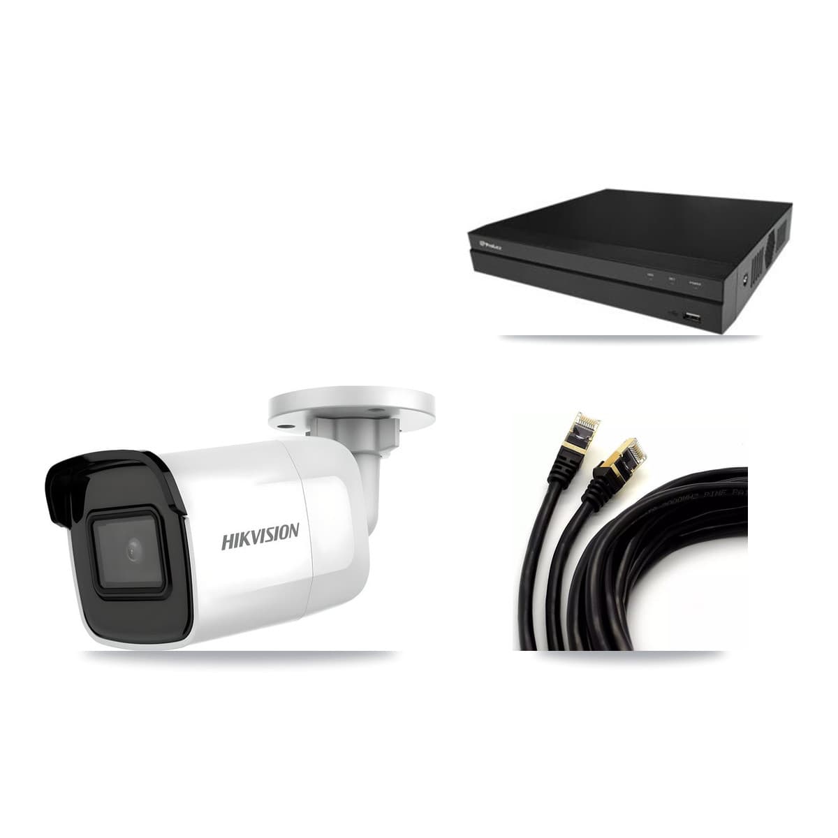 Hikvision & Prolux 16-Channel 4K CCTV Kit — 3 Bullet Cameras + 8TB Recording - Image 1