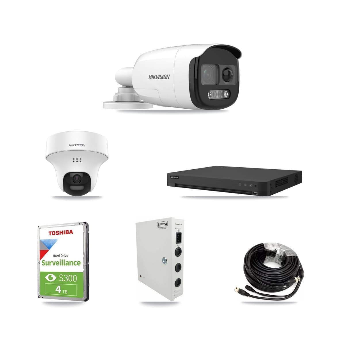 Hikvision 16-Channel 5MP CCTV Kit — 9 Bullet + 4 Turret Cameras + 4TB Recording - Image 1
