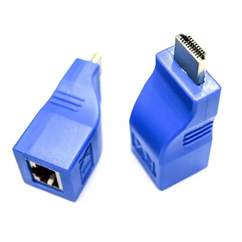HDMI-compatible Extender 1080P RJ45 Ports LAN Network HD Extension 30m Over CAT5e/6 UTP LAN Ethernet Cable for HDTV Monitor