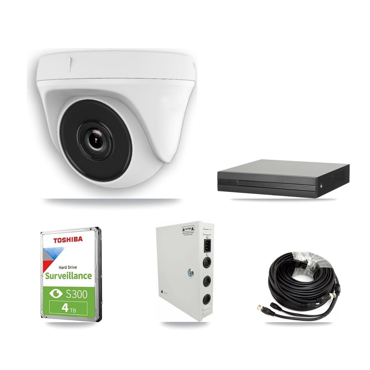 16-Channel 2MP CCTV Kit — 9 Dome Cameras + 4TB Recording - Image 1