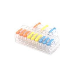 SPL-3-9 Lever Nut Wire Connector - 3 In 9 Out Compact Splicing Terminal