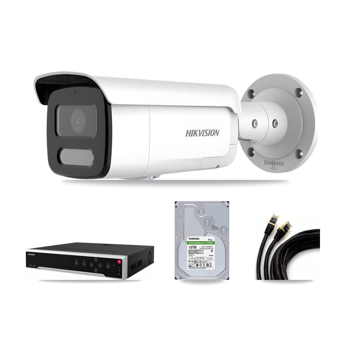 Hikvision 32-Channel 4MP CCTV Kit — 8 Bullet Cameras + 10TB Recording - Image 1