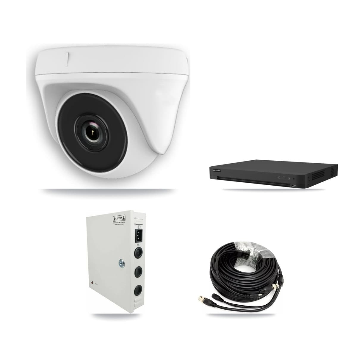 Hikvision 32-Channel 2MP CCTV Kit — 23 Dome Cameras + 2× 8TB Recording